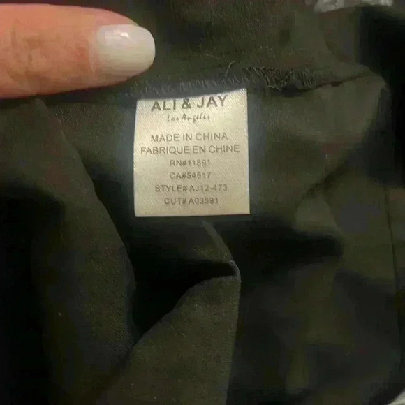 Ali & Jay sleeveless a-line black & white floral maxi dress in EUC​ sz XS - Picture 6 of 8